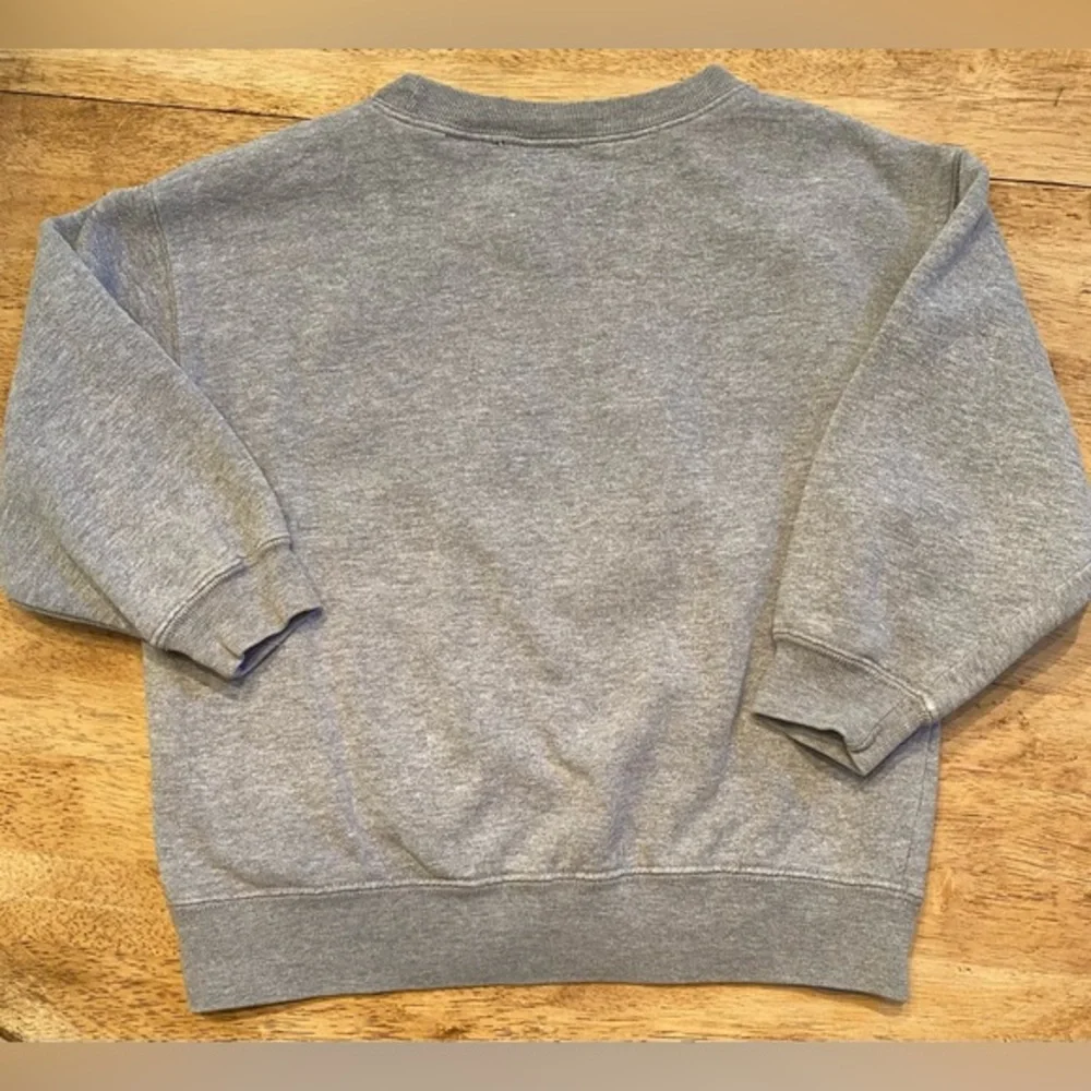 Vintage Gap Kid’s XS Gray “Gap Athletic” Basketball Graphic Cotton/Poly Pullover